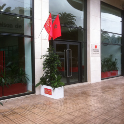 Maisons et bureau de la Région à l'International